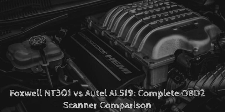 Foxwell nt301 vs autel al519 complete obd2 scanner comparison