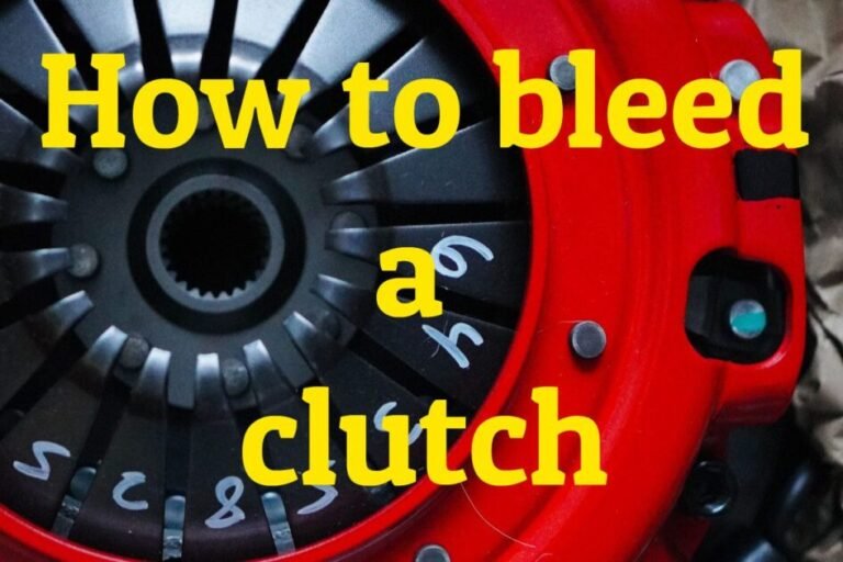 How to bleed a clutch