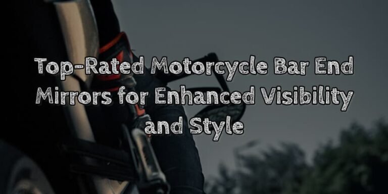 Bar End Mirrors for Enhanced Visibility and Style
