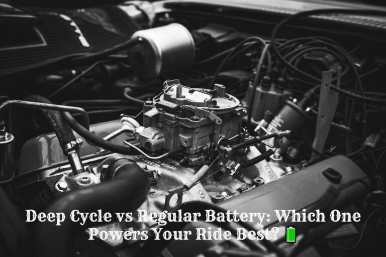 Deep cycle vs regular battery which one powers your ride best 🔋