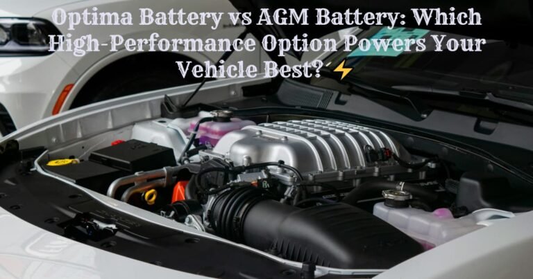 Optima Battery vs AGM Battery: Which High-Performance Option Powers Your Vehicle Best? ⚡