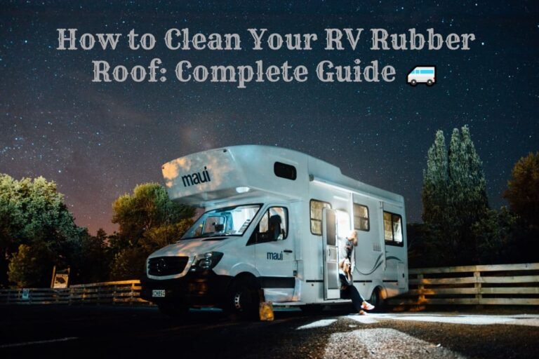 How to clean your rv rubber roof complete guide 🚐