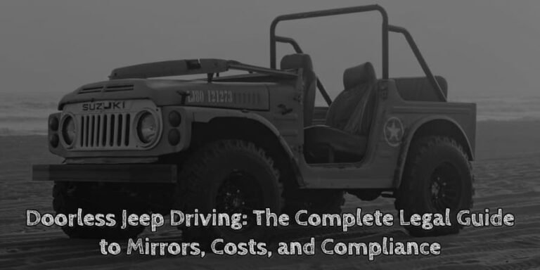 Doorless jeep driving the complete legal guide to mirrors, costs, and compliance (1)