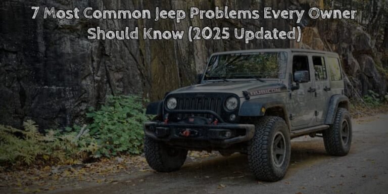 7 most common jeep problems every owner should know (2025 updated)
