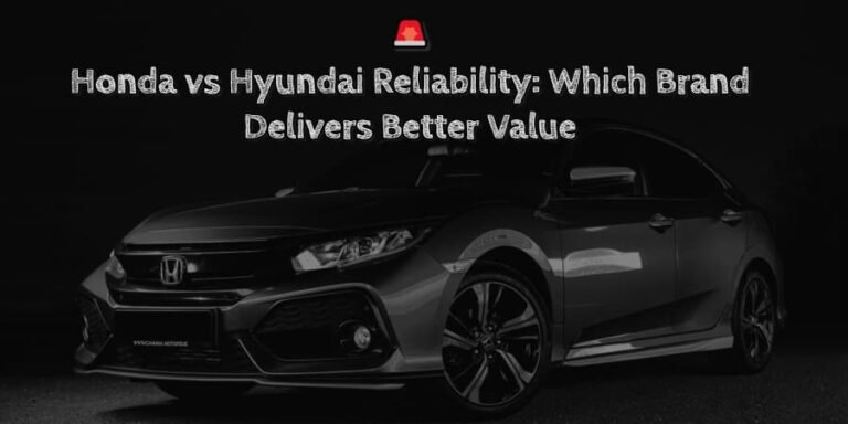 Honda vs hyundai reliability which brand delivers better value