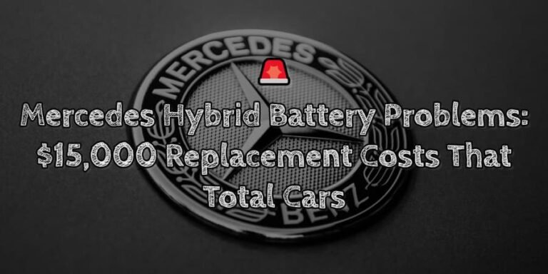 Mercedes hybrid battery problems $15,000 replacement costs that total cars