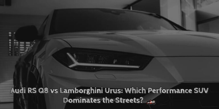Audi rs q8 vs lamborghini urus which performance suv dominates the streets 🏎️