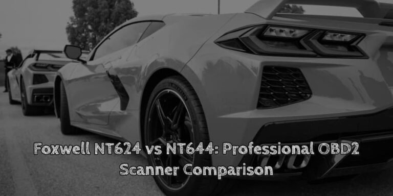 Foxwell nt624 vs nt644 professional obd2 scanner comparison