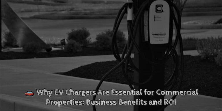 Why ev chargers are essential for commercial properties business benefits and roi