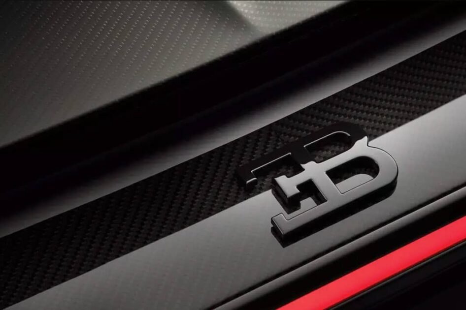 Chiron sport bugatti badge