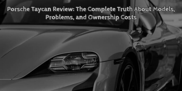 Porsche taycan review the complete truth about models, problems, and ownership costs