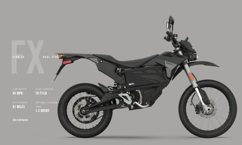 Zero FX Stealth Motorcycle