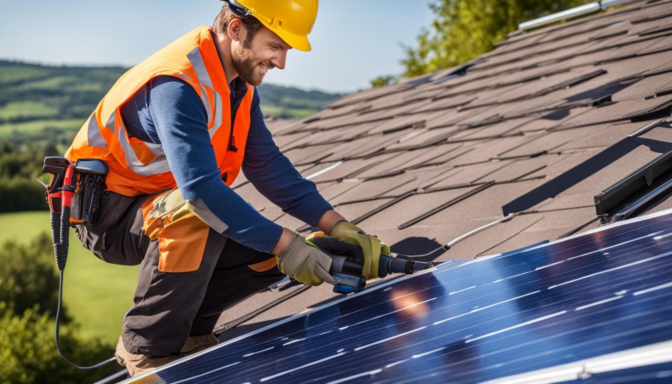 Can I self install solar panels and batteries in the UK